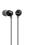 Sony Mdr-Ex15Lp Auriculares In-Ear, Negro, 9 Mm, 1 Unidad (Paquete De 1)