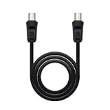 NanoCable 10.26.0202 - Cable antena de TV de 75 Ohm, macho-hembra, 1.8mts