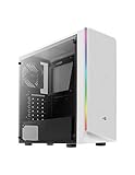 Aerocool - Caja Semitorre Micro ATX/Mini ITX/ATX Aerocool Rift RGB LED Blanco