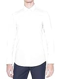Antony Morato Camicia Basica Abbottonatura A Vista Camisa Casual, Blanco (Bianco 1000), Small (Talla Del Fabricante: 46) Para Hombre