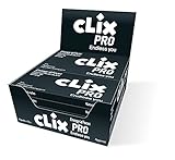CLIX PRO Energy & Focus gum | Chicle grageado sin azúcar sabor menta PENSADO PARA GAMERS. Te aporta energía y te ayuda a entrar en 'LA ZONA' | 8 paquetes de 10 chicles, total 80 unidades