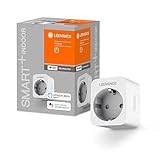 LEDVANCE Enchufe conmutable Smart+ para WiFi, con medición de potencia, compatible con Google y Alexa Voice Control, 1 paquete