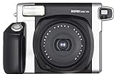 Fujifilm Instax Wide 300 - Cámara Analógica Instantánea De Formato Ancho (Lente Retráctil, Visor Óptico, Pantalla Lcd), Color Negro Y Plata