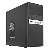 UNYKAch Caja PC Micro ATX UK6011 con Fuente de Alimentación ATX de 500W y Conectores USB 2.0 y 3.0
