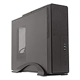 UNYKAch Caja de Ordenador Micro ATX UK2010 con Fuente de Alimentación 450W, USB 3.0 y Lector de Tarjetas
