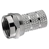 10x Adaptador F Conector Hembra M56109 Cable Coaxial Antena 3C2V Roscado