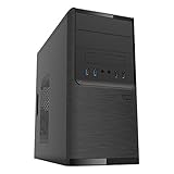 Unykach Dark Shadow Caja Ordenador Micro ATX Negro 500 W -Conectividad Asegurada: 2x USB 2.0 + 2x USB 3.0. Botón On/Off Integrado En El Frontal. Incluye Fuente De Alimentación ATX De 500W.