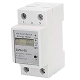 Quata Medidor de energía WiFi con interruptor, 110 V, 220 V, control remoto por aplicación Tuya