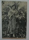 Antigua postal. Old post card. Nº 132 - Los jardines de Valencia - Huertana en traje de fiesta