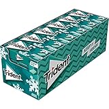 Trident Extreme Menthol - Chicles sin Azúcar con Sabor a Menta - Paquete de 24 Envases de 14 g